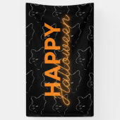 Happy Halloween Spandoek (Verticaal)