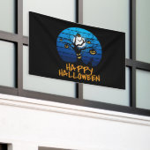 Happy Halloween Spandoek (Buitenkant Gebouw)