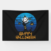 Happy Halloween Spandoek (Horizontaal)