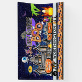 Happy Halloween! Spandoek (Verticaal)