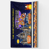 Happy Halloween! Spandoek (Verticaal)