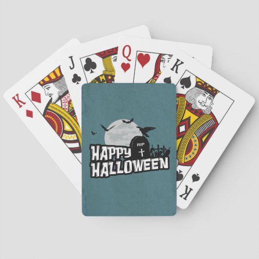 Happy Halloween Speelkaarten (Achterkant)