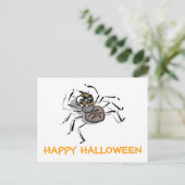 HAPPY HALLOWEEN SPIDER BRIEFKAART (Staand voorkant)