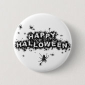 Happy Halloween Spider Button (Voorkant)