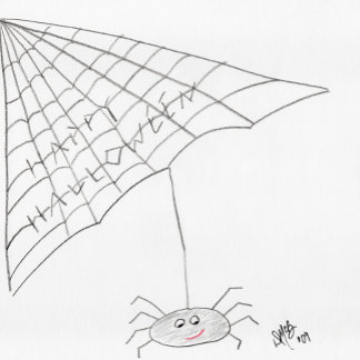 Happy Halloween - Spider Kaart