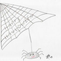 Happy Halloween - Spider Kaart