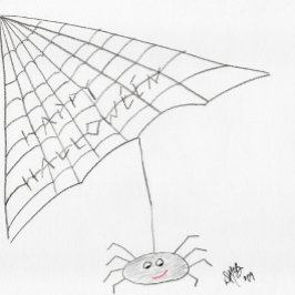 Happy Halloween - Spider Kaart