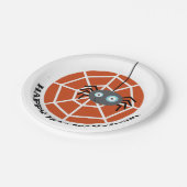 Happy Halloween Spider Papieren Bordje (Gekanteld)