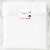 Happy Halloween Spider Sticker (Tas)