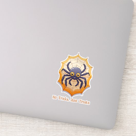 Happy Halloween Spider Sticker (Detail)