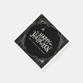 Happy Halloween Spider Web Eat Drink is eng Servet (Hoek)