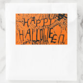 HAPPY HALLOWEEN SPIDER WEB stickers (Tas)