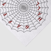 Happy Halloween Spider-webweefselpapier Tissuepapier (Detail)