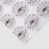 Happy Halloween Spider-weefselpapier Tissuepapier (Detail)