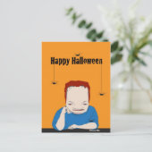 Happy Halloween Spiders Briefkaart (Staand voorkant)