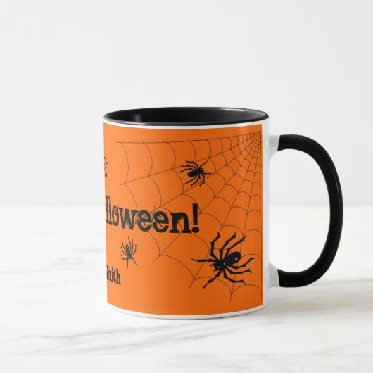 Happy Halloween Spiders Specialized Mug Mok (Rechts)