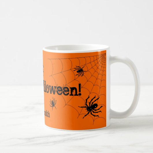 Happy Halloween Spiders Specialized Mug Mok (Rechts)