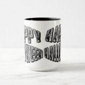 Happy Halloween Spiders & Spider Web Mok (Midden)