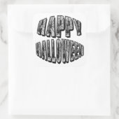 Happy Halloween Spiders & Spider Web Sticker (Tas)