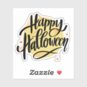 Happy halloween spiders web sticker (Vel)