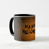 Happy Halloween Spiderweb Mok (Voorkant links)