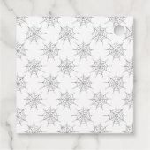 Happy Halloween spincobweb: geen truc behandelt al Bedankjes Labels (Achterkant)