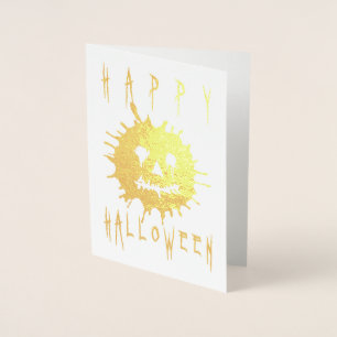 Happy Halloween Splatolatern Folie Kaarten