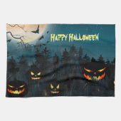 Happy Halloween Spooky Achtergrond Theedoek (Horizontaal)