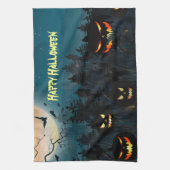 Happy Halloween Spooky Achtergrond Theedoek (Verticaal)