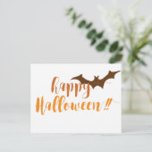 Happy Halloween - Spooky Bat Briefkaart (Staand voorkant)