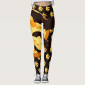 Happy Halloween Spooky Bat Leggings (Voorkant)