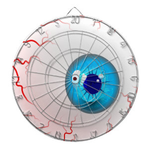 Happy Halloween! Spooky Blue Eyeball Dartbord