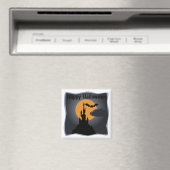 Happy Halloween Spooky Castle Magnet (Insitu (Vaatwasser))