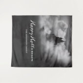 Happy Halloween Spooky Castle Party Achtergrond Wandkleed (Voorkant (horizontaal))