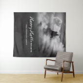 Happy Halloween Spooky Castle Party Achtergrond Wandkleed (In Situ (horizontaal))