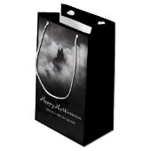 Happy Halloween Spooky Castle Party Klein Cadeauzakje (Achterkant Gekanteld)