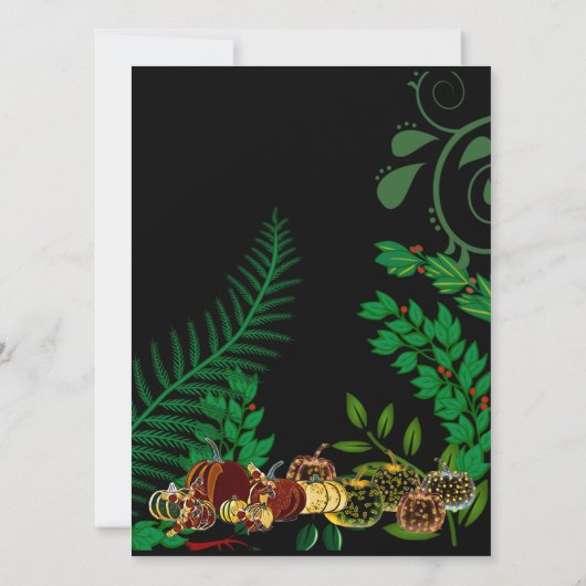 Happy Halloween Spooky Dark Night Glow Pumpkin Fun (Achterkant)