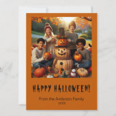 Happy Halloween Spooky Foto Vakantie Kaart (Voorkant)