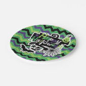 Happy Halloween Spooky Fun Papieren Bordje (Gekanteld)