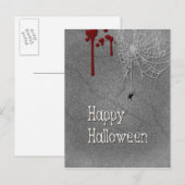 Happy Halloween Spooky Gravestone Briefkaart (Voorkant / Achterkant)