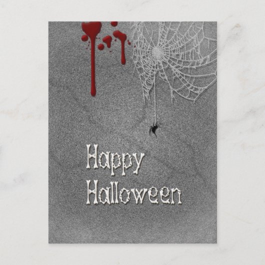 Happy Halloween Spooky Gravestone Briefkaart (Voorkant)