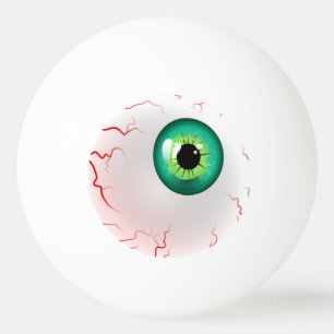 Happy Halloween! Spooky Green Eyeball Pingpongbal
