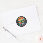 Happy Halloween | Spooky Halloween Ronde Sticker (Envelop)