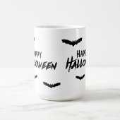 Happy Halloween Spooky Haunted Bats Koffiemok (Center)