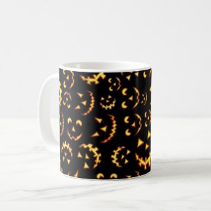 Happy Halloween spooky Jack-O-Lantern pompoenen Koffiemok