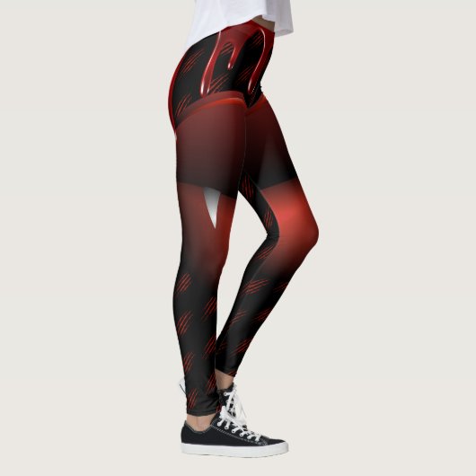 Happy Halloween Spooky Kiss Leggings (Rechts)