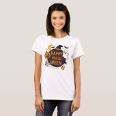 Happy Halloween Spooky Night . Funny Pumpkin T-shirt (Voorkant volledig)