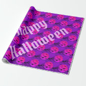 Happy Halloween Spooky Party Time Cadeaupapier (Uitgerold)