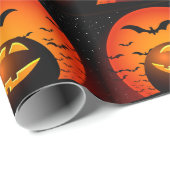 Happy Halloween Spooky Party Time Cadeaupapier (Rol Hoek)