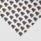 Happy Halloween Spooky Pattern Tissuepapier (Detail)